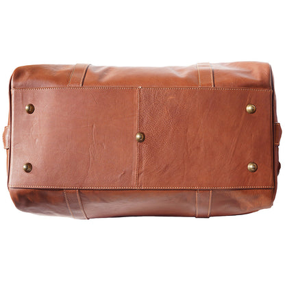 Fortunato Leather travel bag - Made In Italy