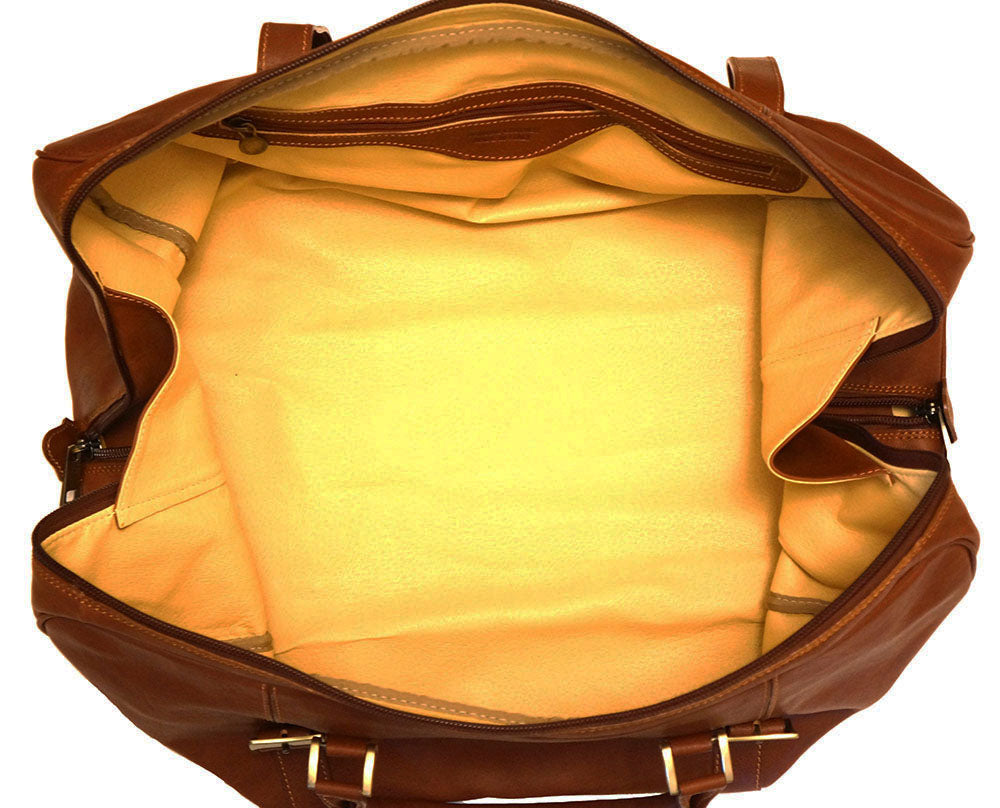 Fortunato Leather travel bag - Made In Italy