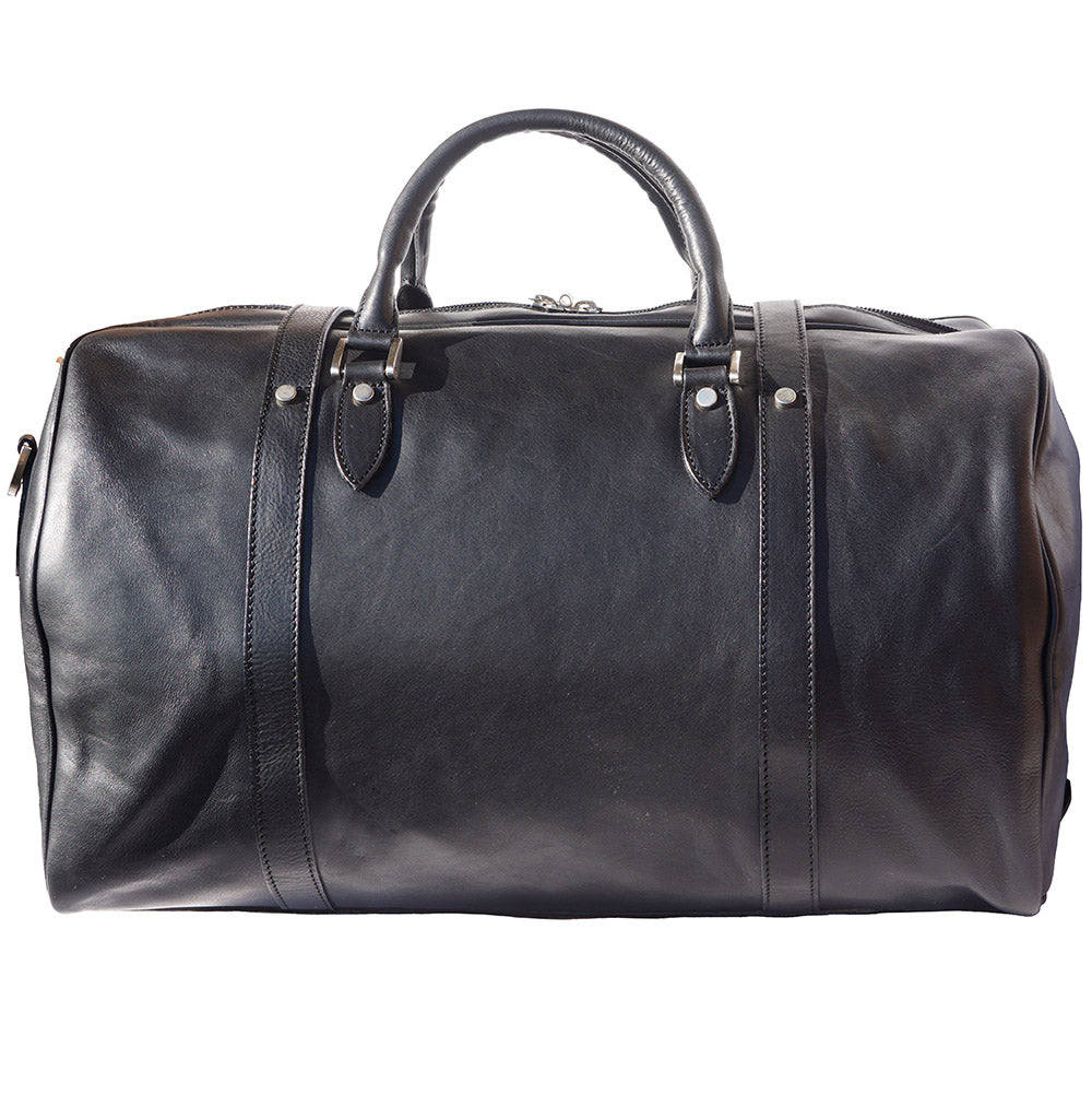 Fortunato Leather travel bag - Made In Italy