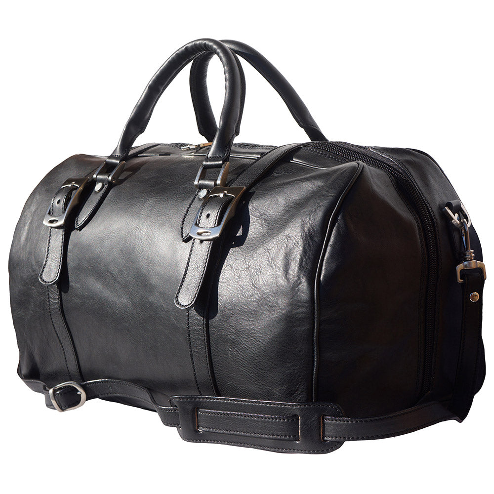 Fortunato Leather travel bag - Made In Italy