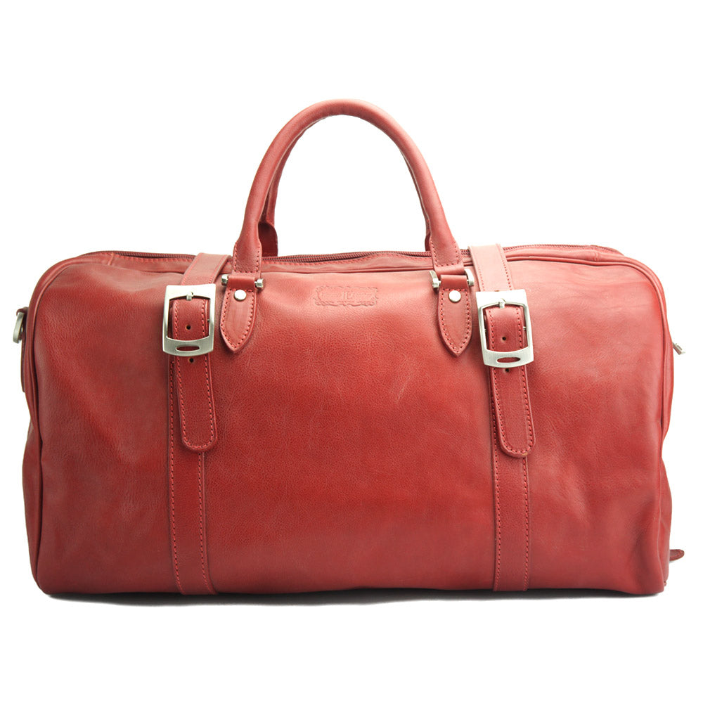 Fortunato Leather travel bag - Made In Italy