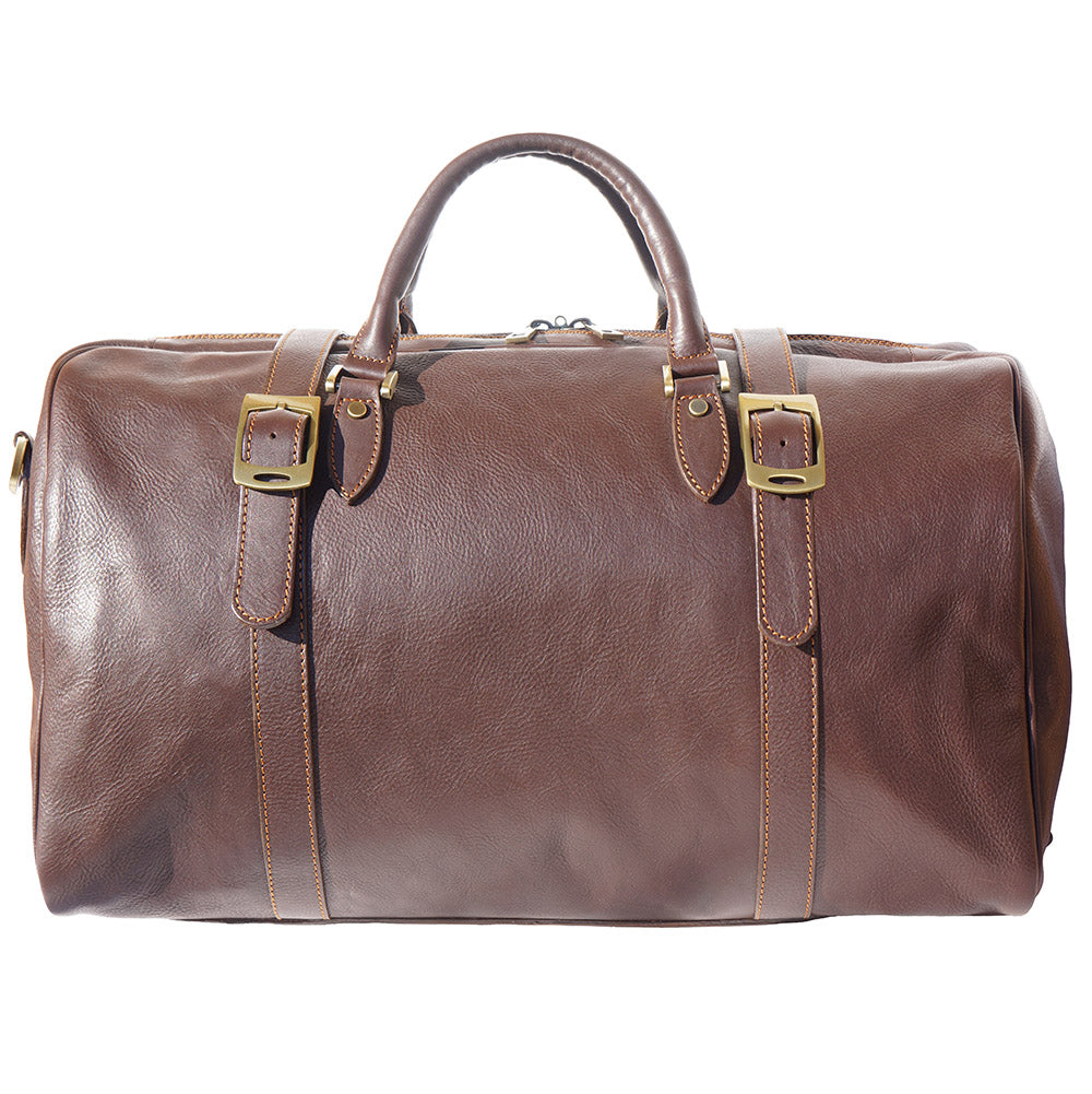Fortunato Leather travel bag - Made In Italy