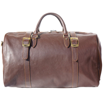 Fortunato Leather travel bag - Made In Italy