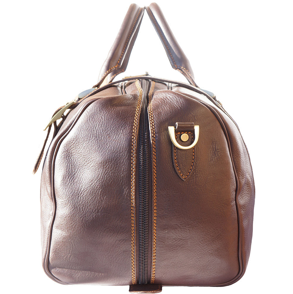 Fortunato Leather travel bag - Made In Italy