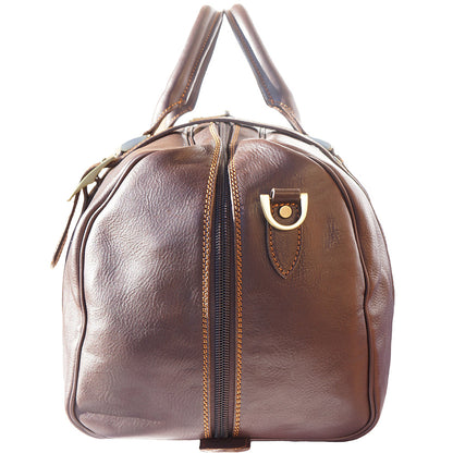 Fortunato Leather travel bag - Made In Italy