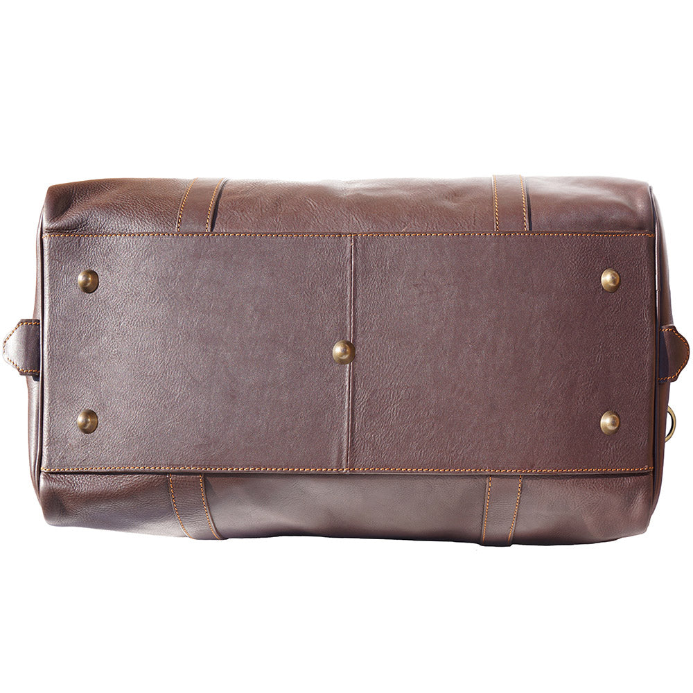 Fortunato Leather travel bag - Made In Italy