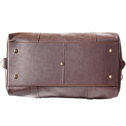 Fortunato Leather travel bag - Made In Italy