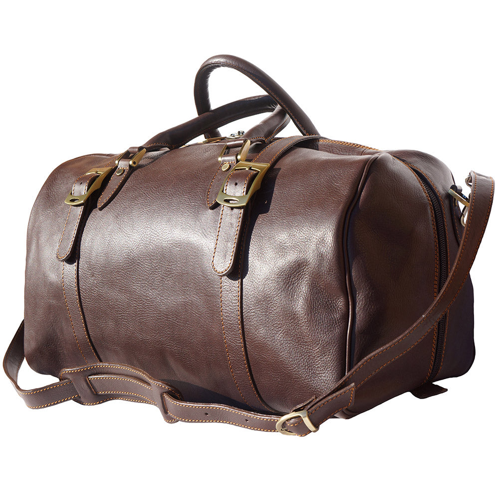 Fortunato Leather travel bag - Made In Italy
