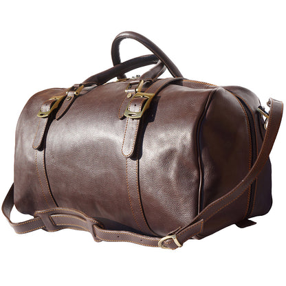 Fortunato Leather travel bag - Made In Italy
