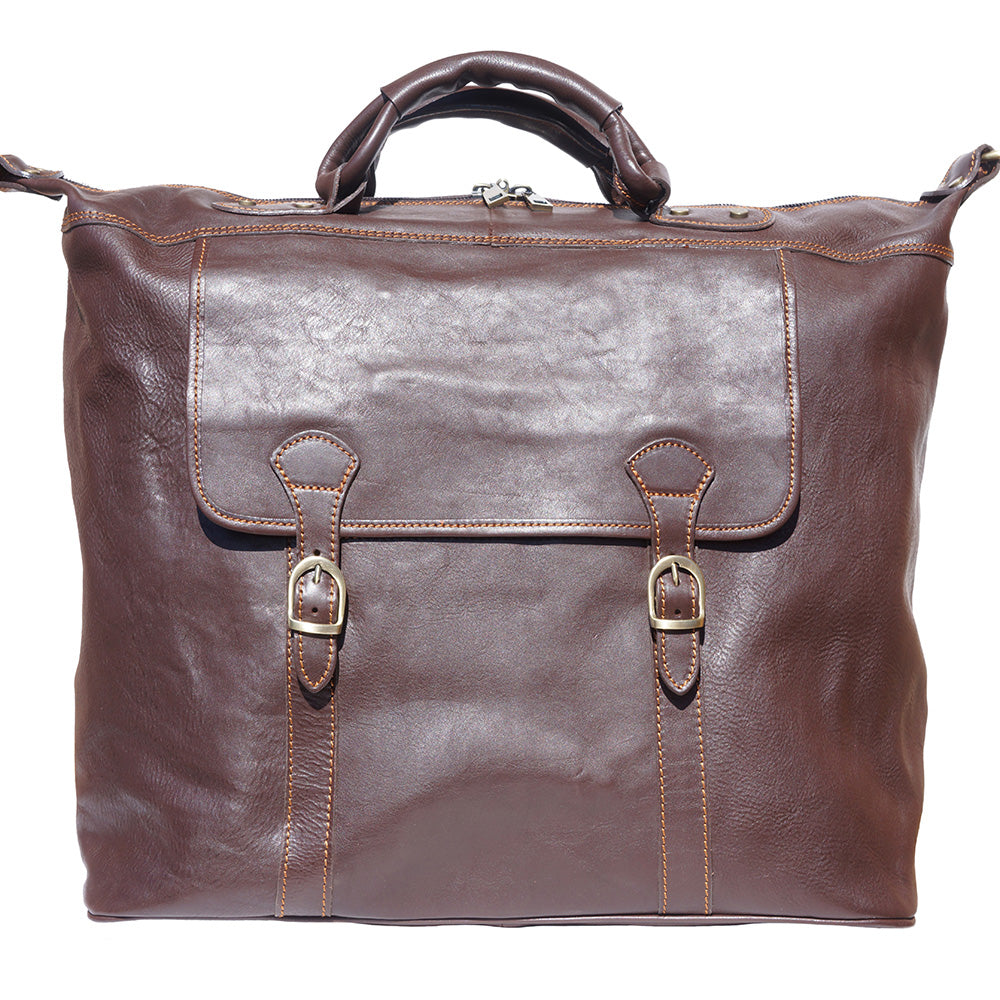 Weekender Leather Travel bag - Made In Italy