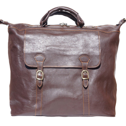 Weekender Leather Travel bag - Made In Italy