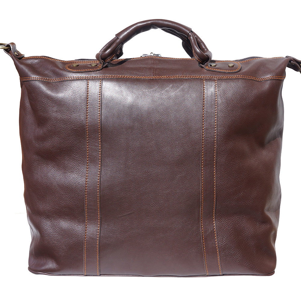 Weekender Leather Travel bag - Made In Italy