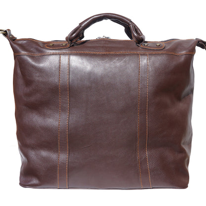 Weekender Leather Travel bag - Made In Italy
