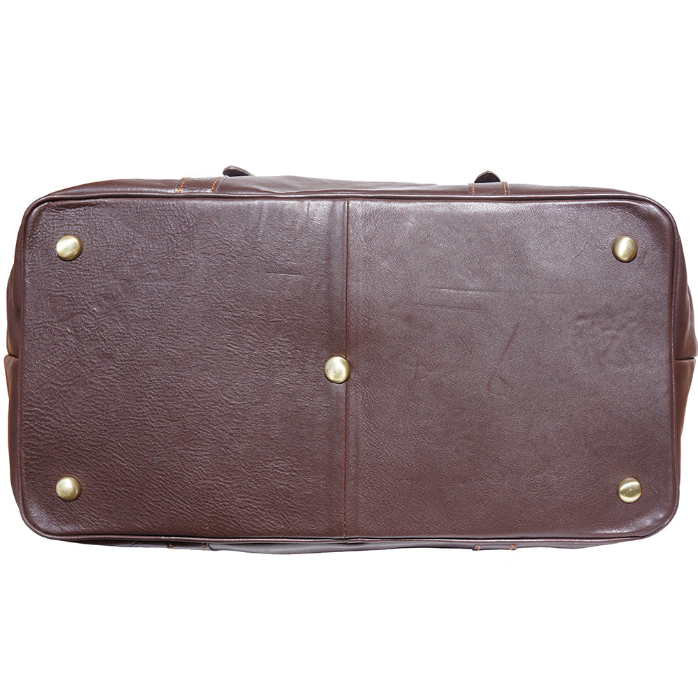 Weekender Leather Travel bag - Made In Italy