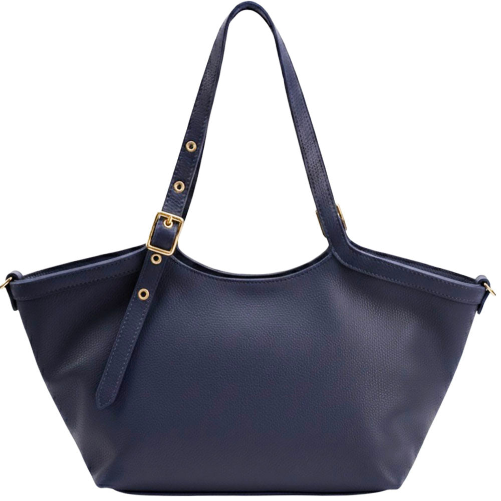 Samantha Italian Cow Leather Shoulder Bag - Made In Italy