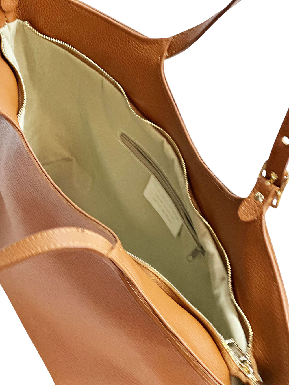 Samantha Italian Cow Leather Shoulder Bag - Made In Italy