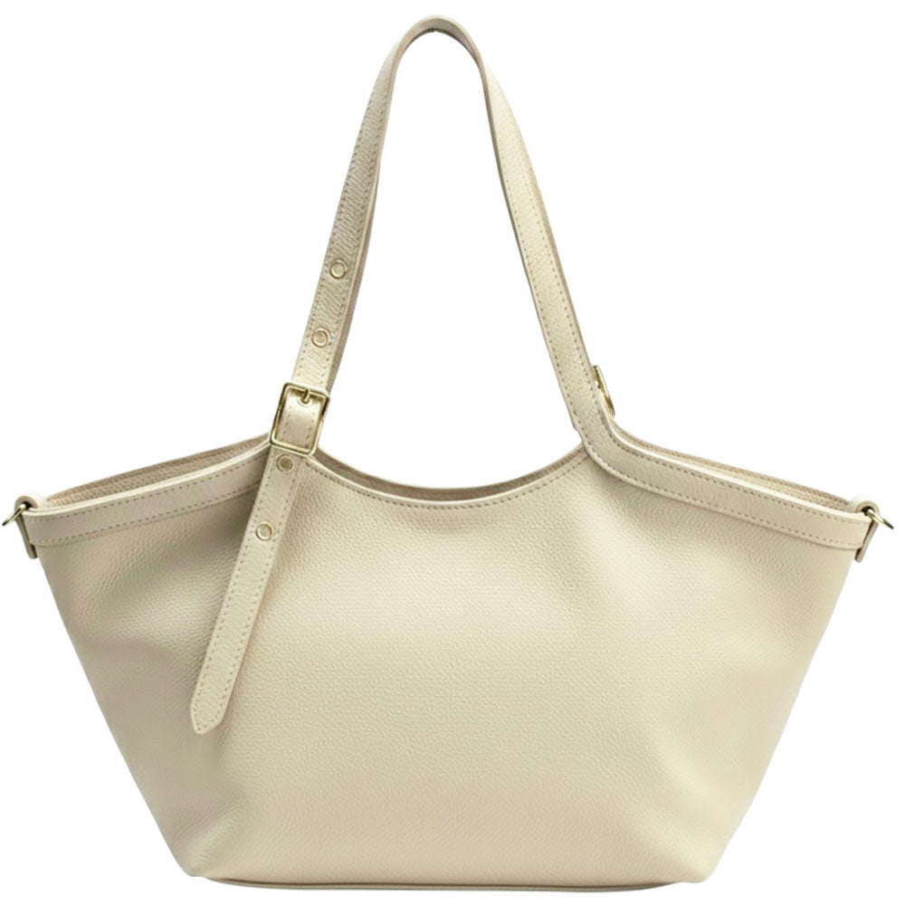 Samantha Italian Cow Leather Shoulder Bag - Made In Italy