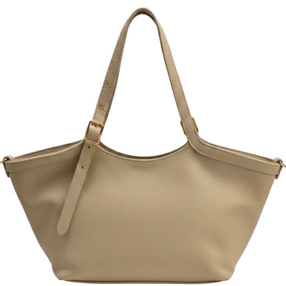 Samantha Italian Cow Leather Shoulder Bag - Made In Italy