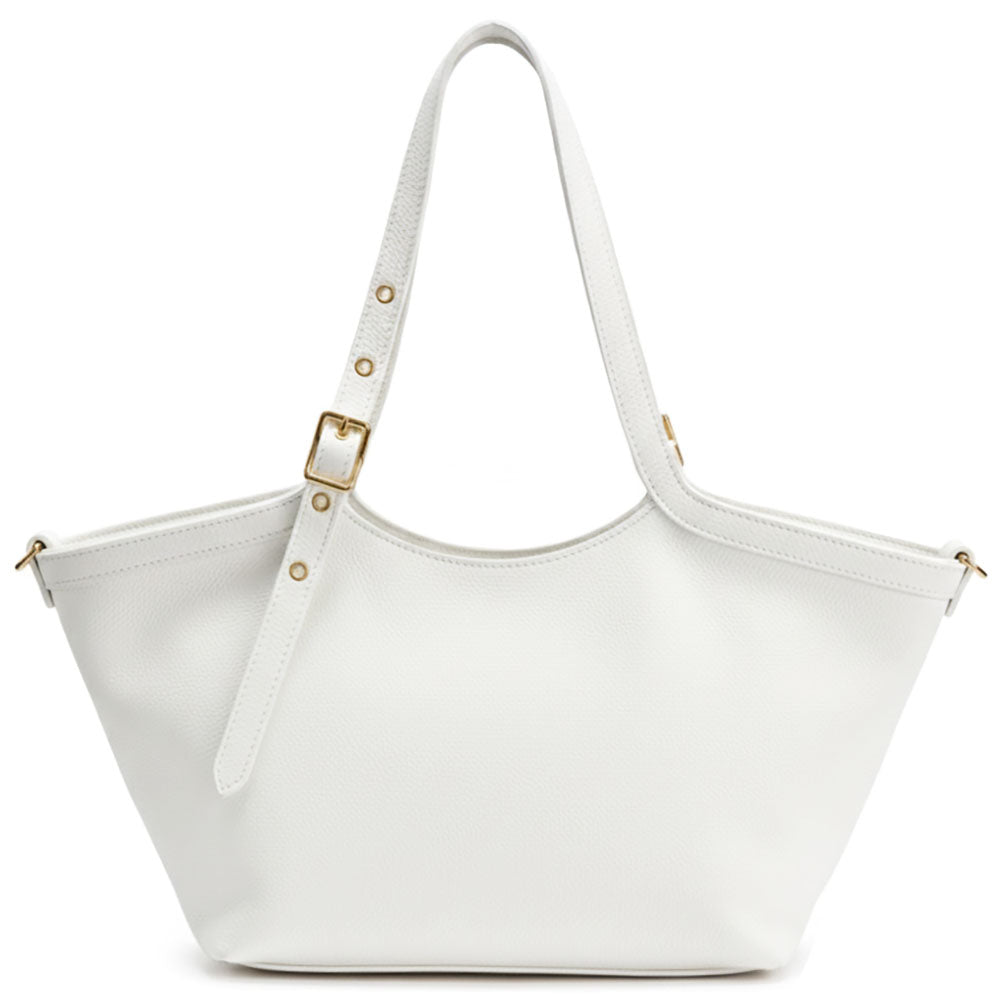 Samantha Italian Cow Leather Shoulder Bag - Made In Italy