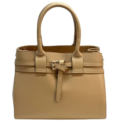 Voyage structured cow leather bag - Made In Italy