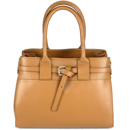 Voyage structured cow leather bag - Made In Italy