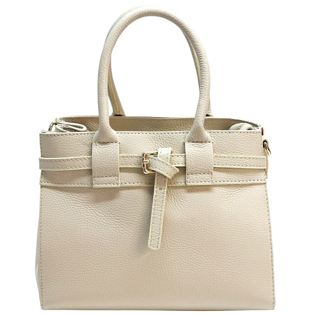 Voyage structured cow leather bag - Made In Italy