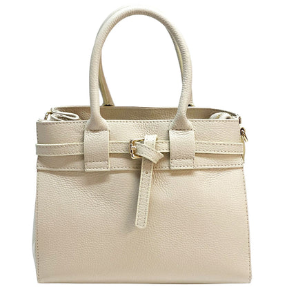 Voyage structured cow leather bag - Made In Italy