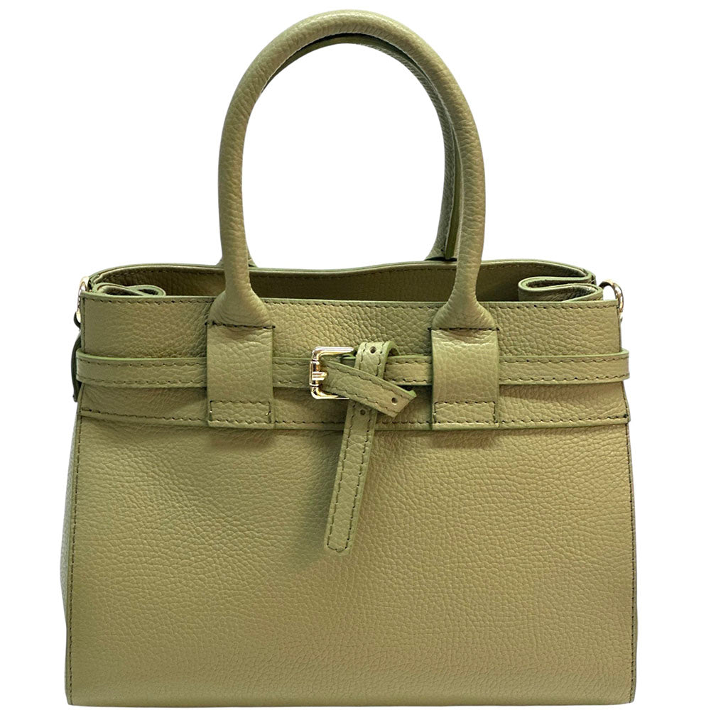 Voyage structured cow leather bag - Made In Italy