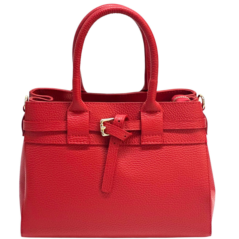 Voyage structured cow leather bag - Made In Italy