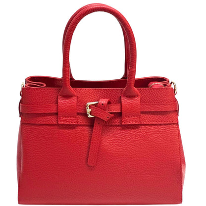 Voyage structured cow leather bag - Made In Italy