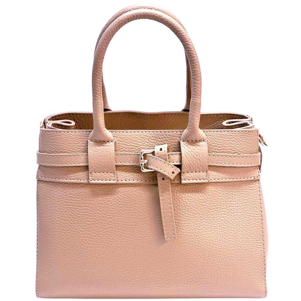 Voyage structured cow leather bag - Made In Italy