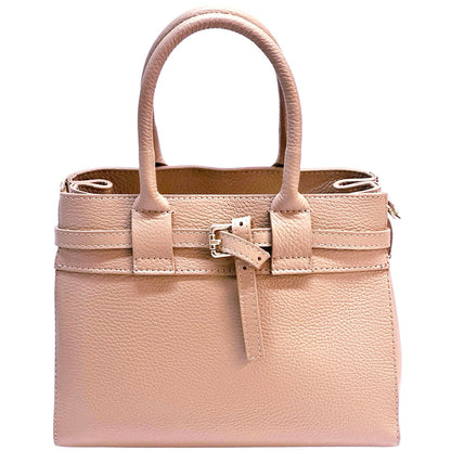 Voyage structured cow leather bag - Made In Italy