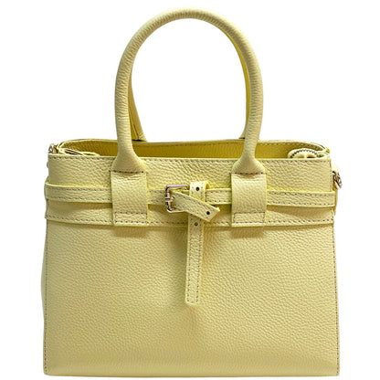 Voyage structured cow leather bag - Made In Italy