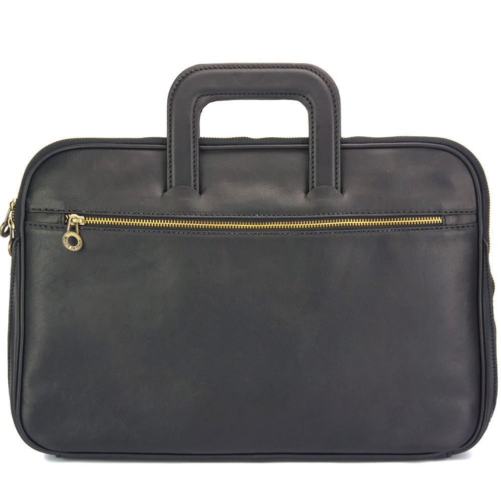Porte-Documents Jour in Italian Vacchetta leather - Made In Italy