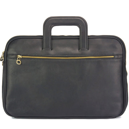 Porte-Documents Jour in Italian Vacchetta leather - Made In Italy
