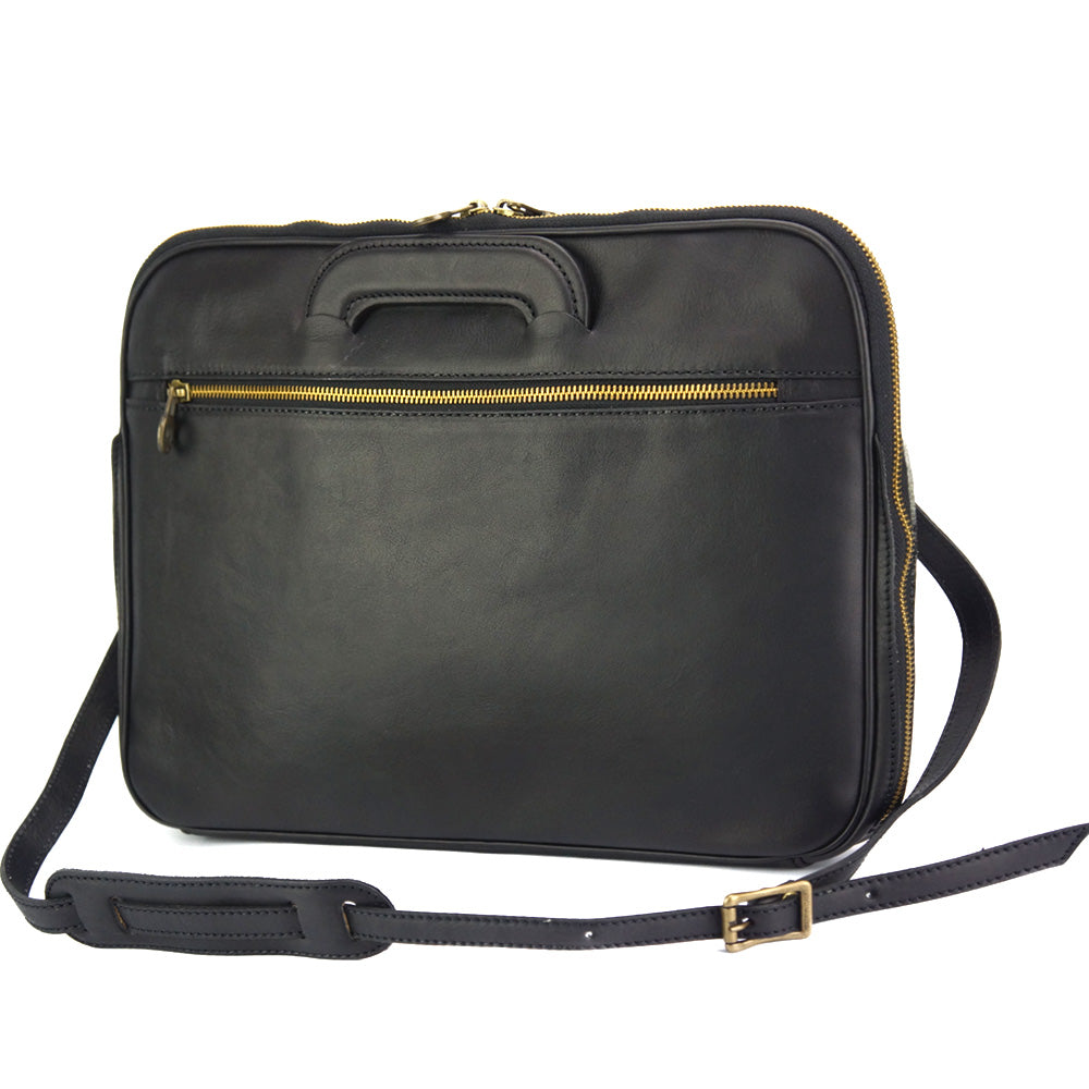 Porte-Documents Jour in Italian Vacchetta leather - Made In Italy