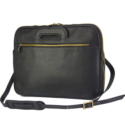 Porte-Documents Jour in Italian Vacchetta leather - Made In Italy