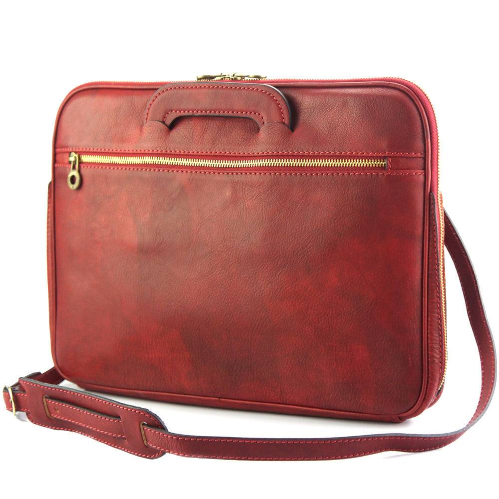 Porte-Documents Jour in Italian Vacchetta leather - Made In Italy