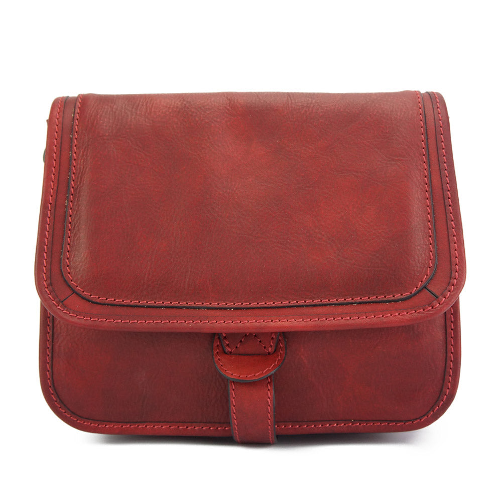 Marilena leather Cross-body bag - Made In Italy