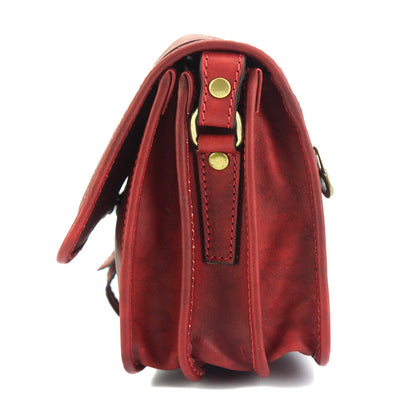 Marilena leather Cross-body bag - Made In Italy