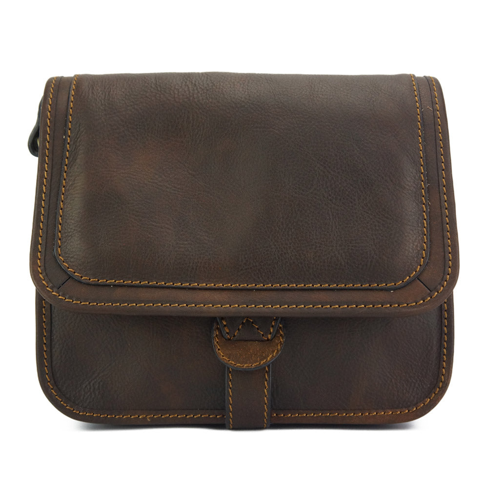 Marilena leather Cross-body bag - Made In Italy