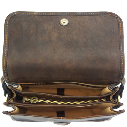 Marilena leather Cross-body bag - Made In Italy
