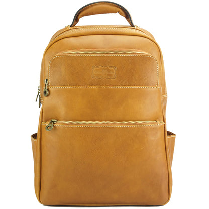Charlie backpack in cow leather - Made In Italy
