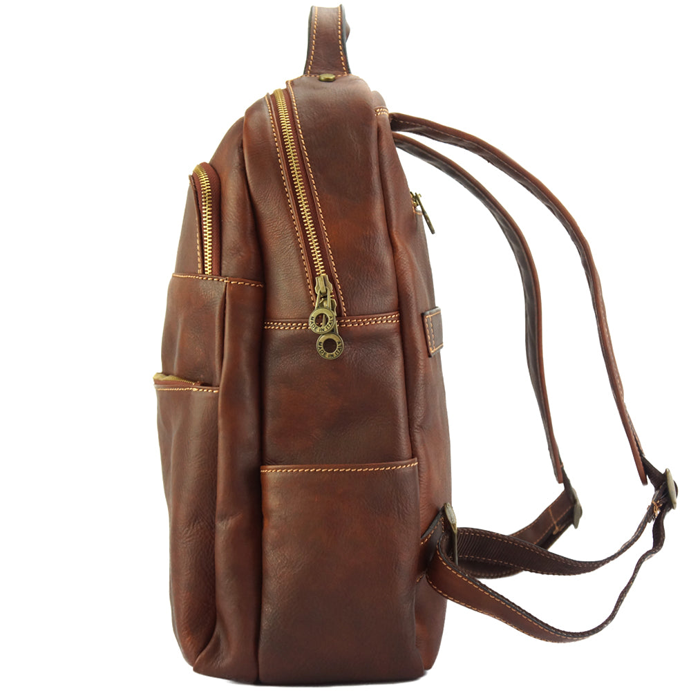Charlie backpack in cow leather - Made In Italy