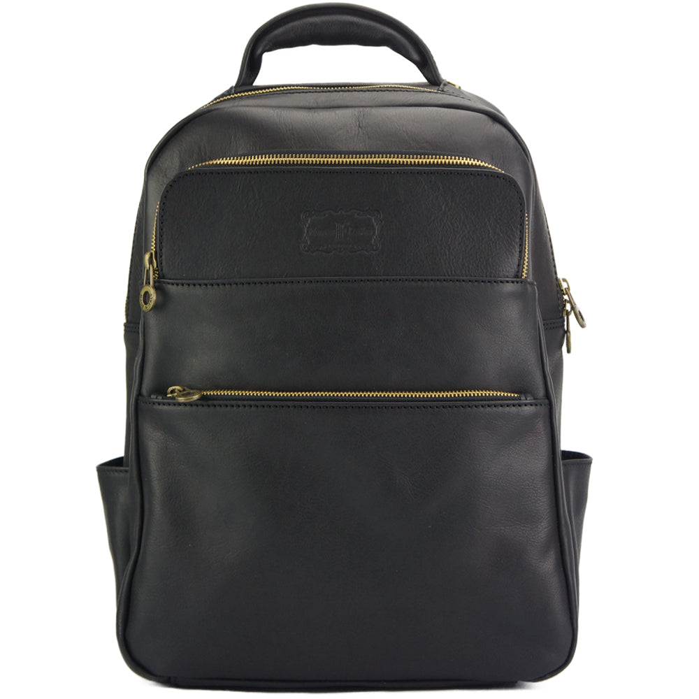 Charlie backpack in cow leather - Made In Italy