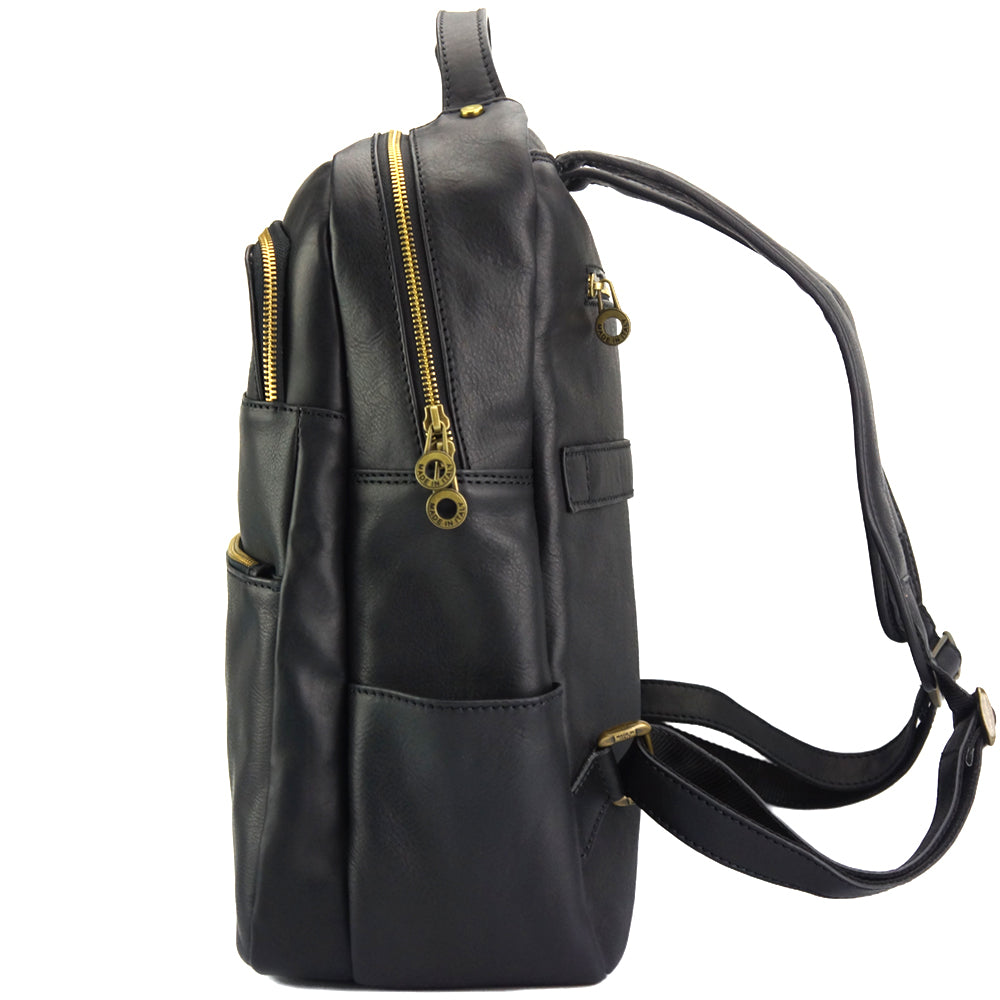 Charlie backpack in cow leather - Made In Italy
