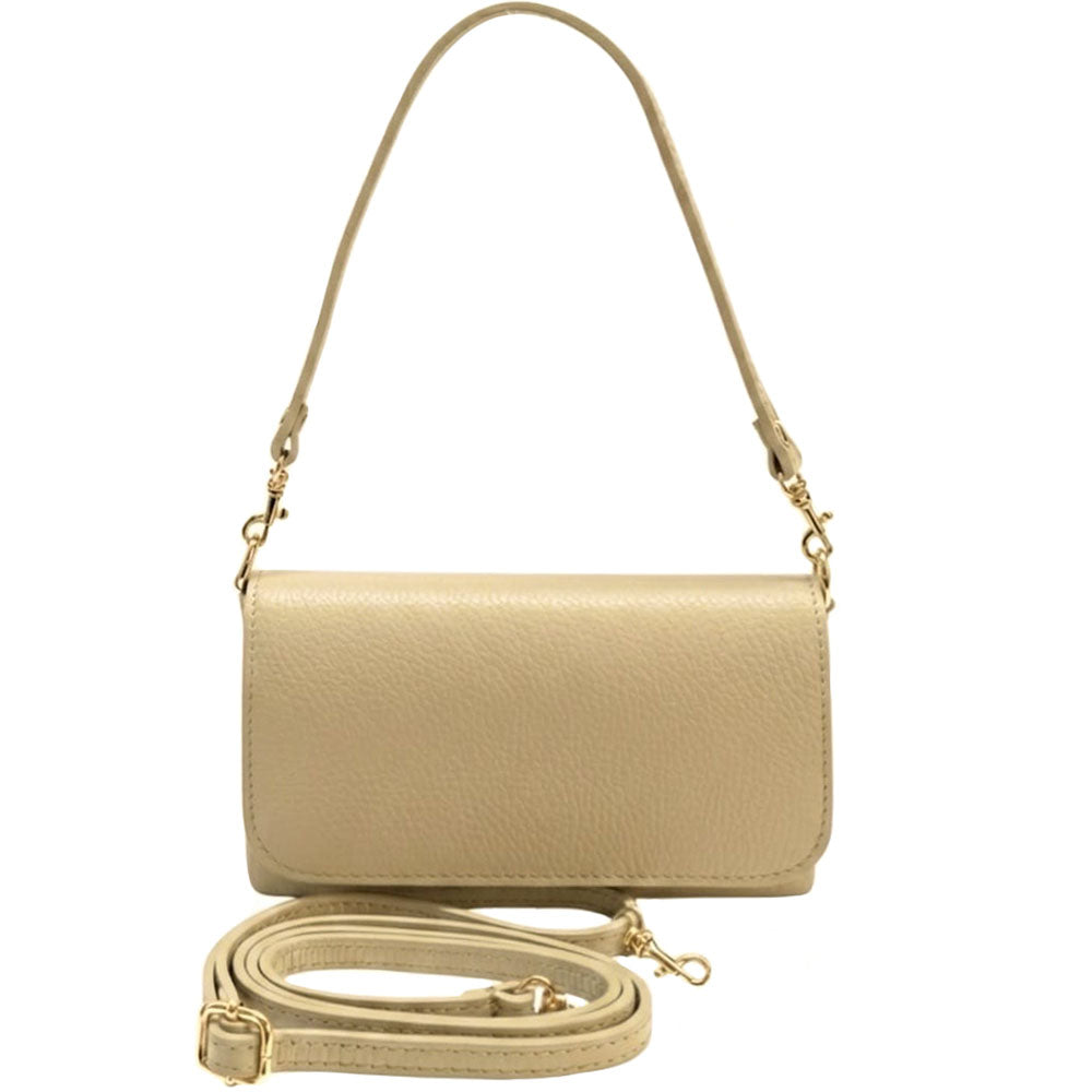 Bibiana Italian Leather Mini Shoulder and Crossbody Bag