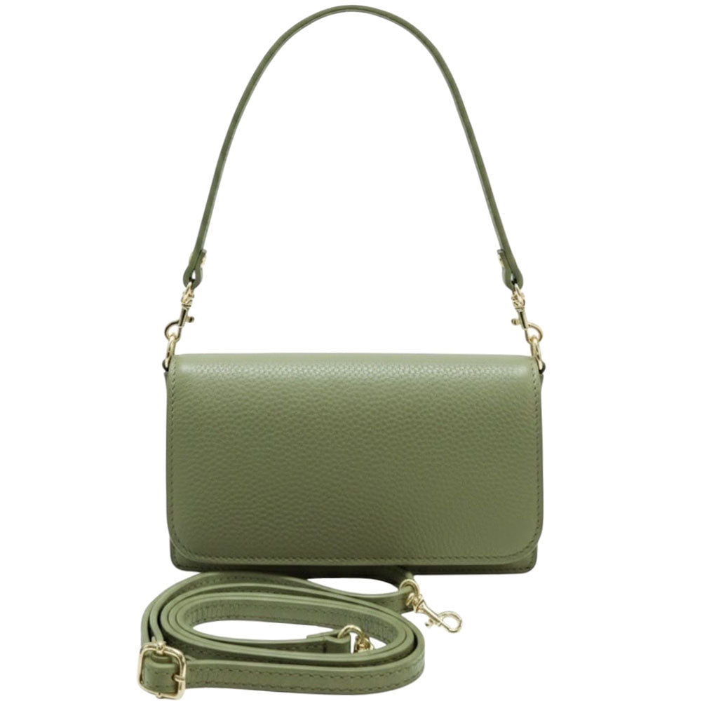 Bibiana Italian Leather Mini Shoulder and Crossbody Bag