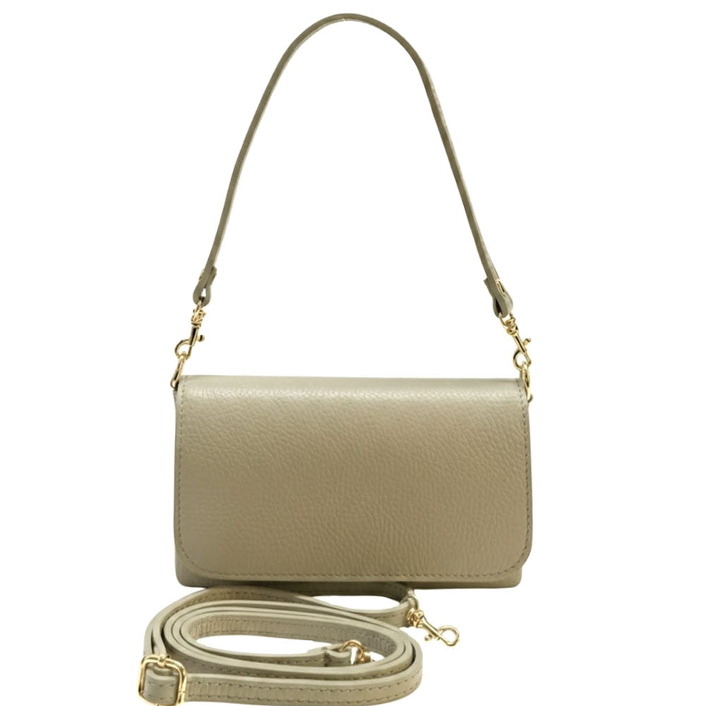 Bibiana Italian Leather Mini Shoulder and Crossbody Bag