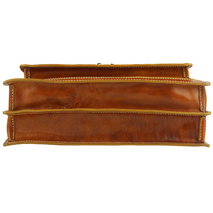 Dalmazio Leather Briefcase - Made In Italy